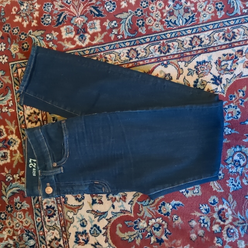 J. Crew High rise Skinny Jeans Size 27 Dark Wash